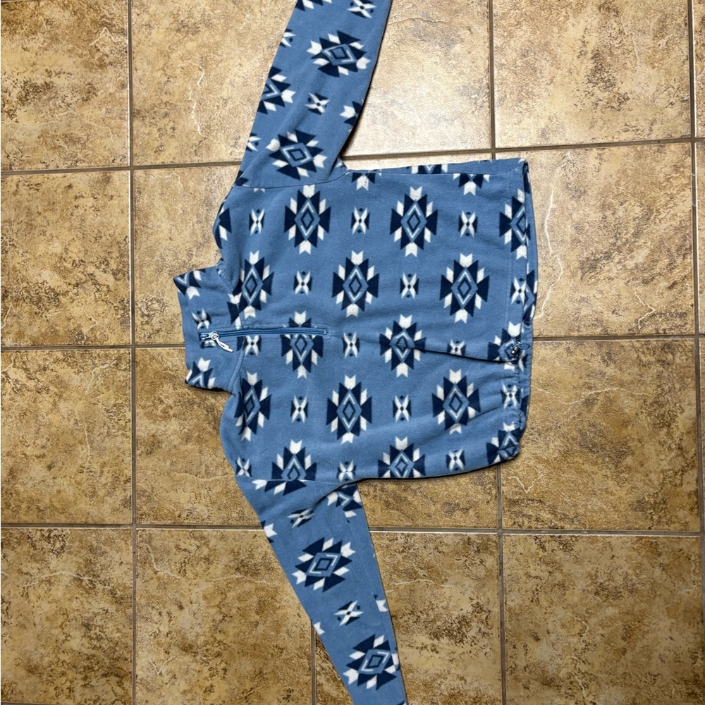 Blue Aztec Pattern Jacket